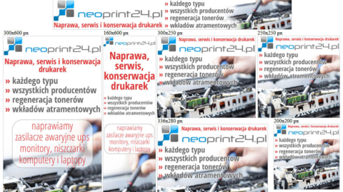 Banery statyczne dla www.neoprint24.pl